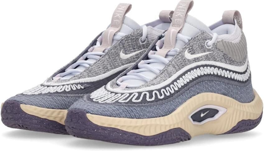 Nike Unity Basketbalschoen Grijs Wit Leisteen