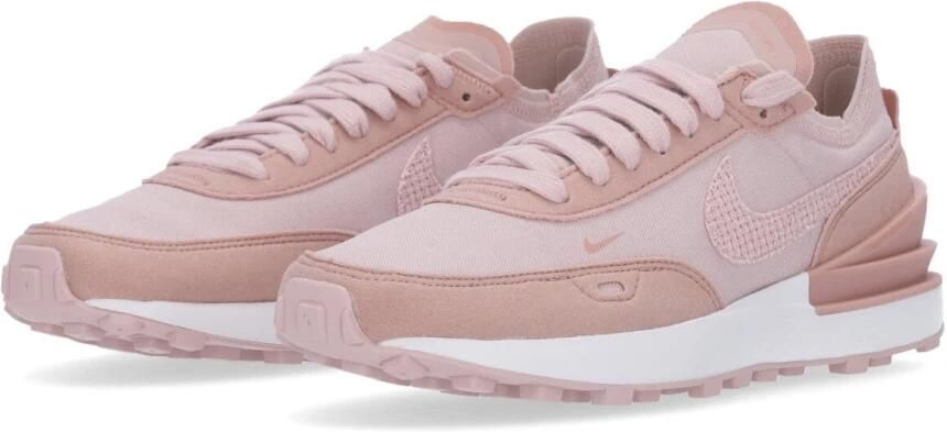 Nike Waffle One Sneakers Pink Dames