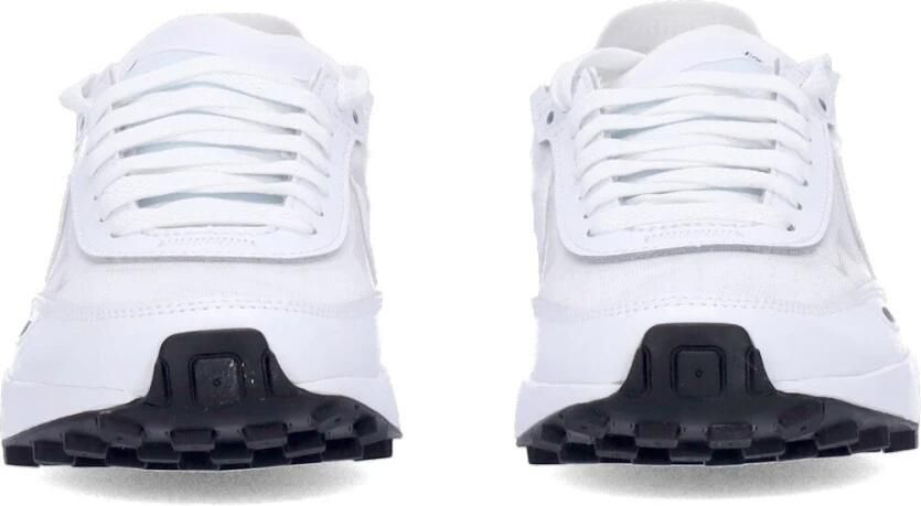 Nike Waffle One Lage Sneaker Wit Zwart White Dames