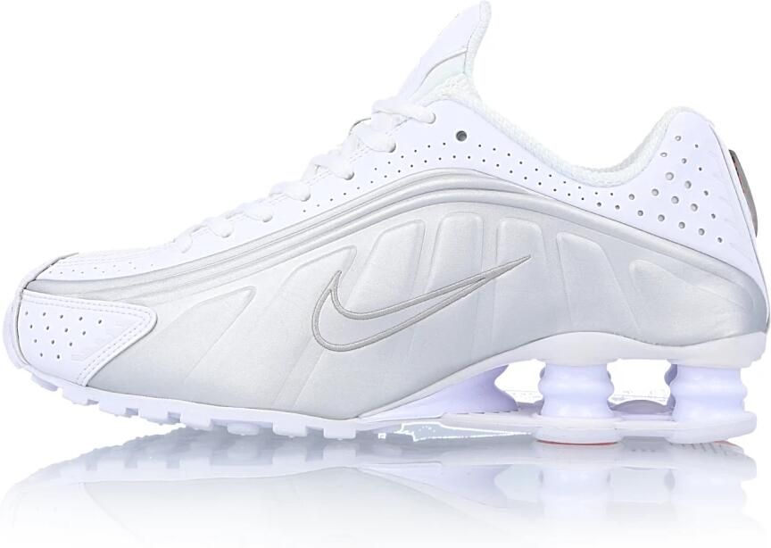 Nike Lage Sneakers Shox R4 White Metallic Silver (2019 2024) - Foto 2