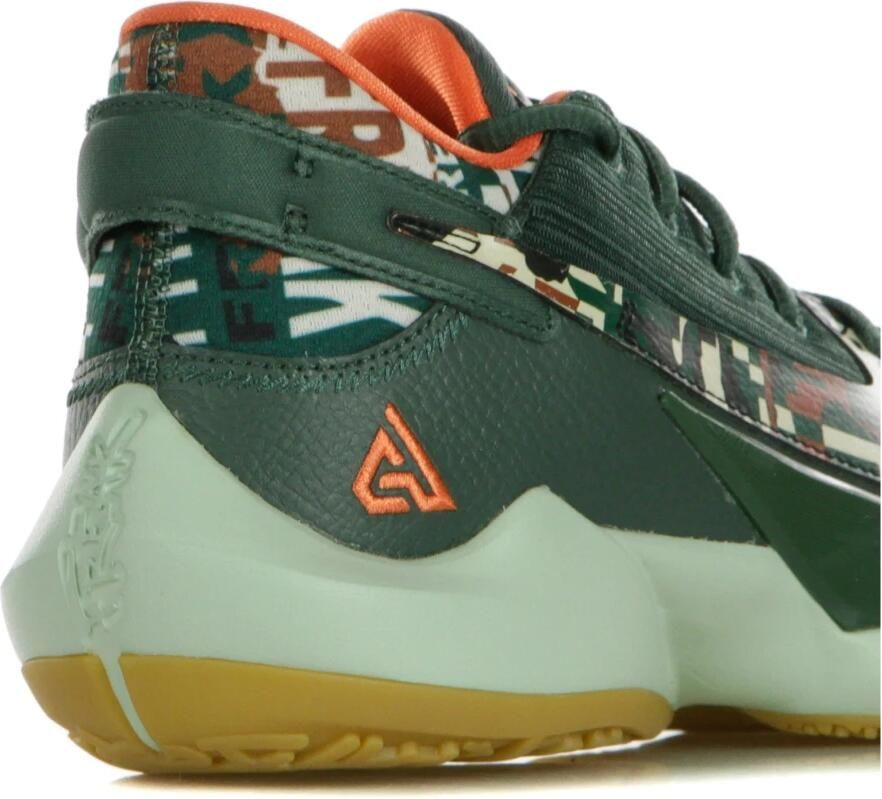 Nike Zoom Freak 2 Camo Heren Schoenen Green Textil 5 Foot Locker - Foto 2