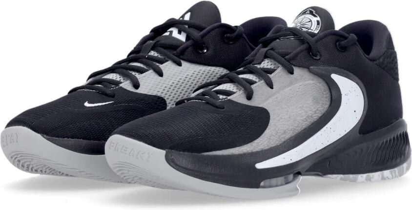 Nike Zoom Freak 4 Black White-Lt Smoke Grey