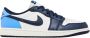 Jordan 1 Retro Heren Schoenen Blauw Maat: 42.5 Leer Foot Locker - Thumbnail 1