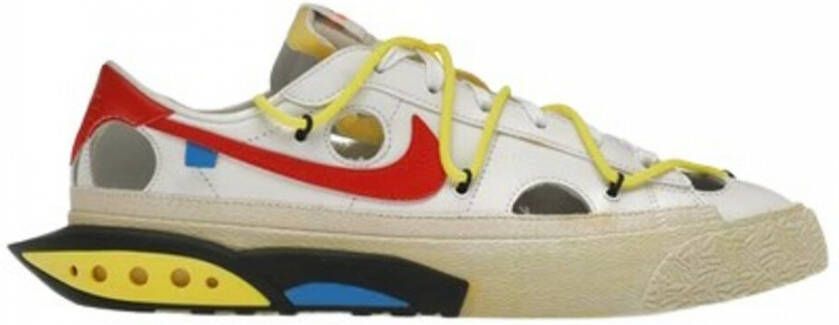 Nike Blazer Low Off-White Black Electro Green Zwart Unisex