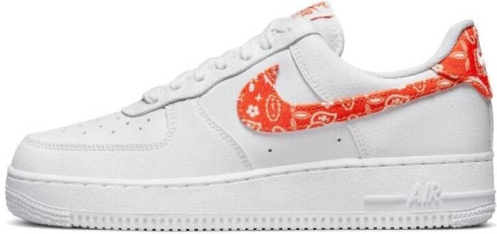 Nike Air Force 1 Low 07 ESS Dames Sneakers Sportschoenen Schoenen Leer Wit DJ9942