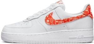 Nike Air Force 1 Low 07 ESS Dames Sneakers Sportschoenen Schoenen Leer Wit DJ9942