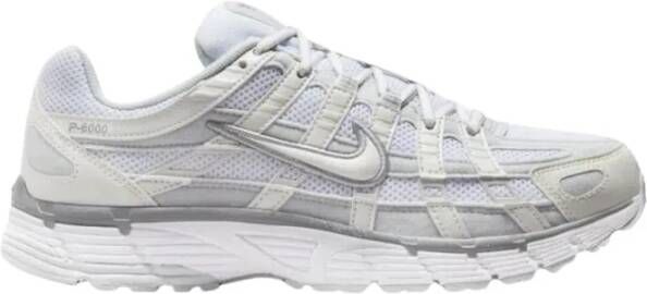 Nike P-6000 Dames Schoenen Wit Maat: 37.5 Mesh Synthetisch Foot Locker