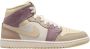 Jordan Air 1 Mid Dames Light Orewood Brown Khaki Taupe Grey Team Gold- Dames Light Orewood Brown Khaki Taupe Grey Team Gold - Thumbnail 2
