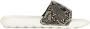 Nike Victori One Slipper met print voor dames Desert Sand Summit White Black Dames - Thumbnail 1