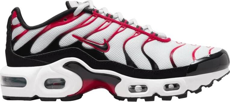 Nike Sneakers Air Max Plus Pure Platinum Black White University Red (GS) - Foto 1