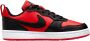 Nike Lage Court Borough Recraft Sneaker Rood Zwart Wit Red Dames - Thumbnail 14