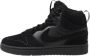 Nike Kids Zwarte Nike Hoge Sneaker Court Borough Mid Kids - Thumbnail 4