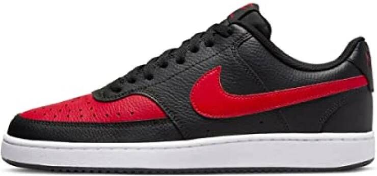 Nike Retro Basketbalstijl Sneaker Zwart Rood Wit Black Heren