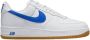 Nike Air Force 1 Low Retro Color of the Month Heren Sneakers Sportschoenen Vrijetijds schoenen Leer Wit Blauw DJ3911 - Thumbnail 1