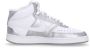 Nike Retro Stijl Mid Basketbalsneaker White Dames - Thumbnail 4