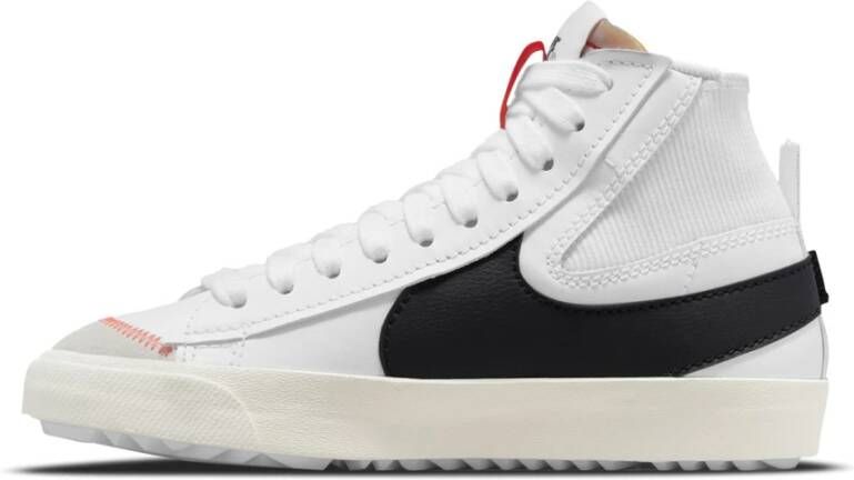 Nike Blazer Mid '77 Jumbo Basketball Schoenen white black white sail 44 beschikbare maaten:44 - Foto 9