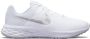 Nike Revolution 6 Next Nature Hardloopschoenen Sportschoenen Vrouwen Wit Zilver - Thumbnail 1
