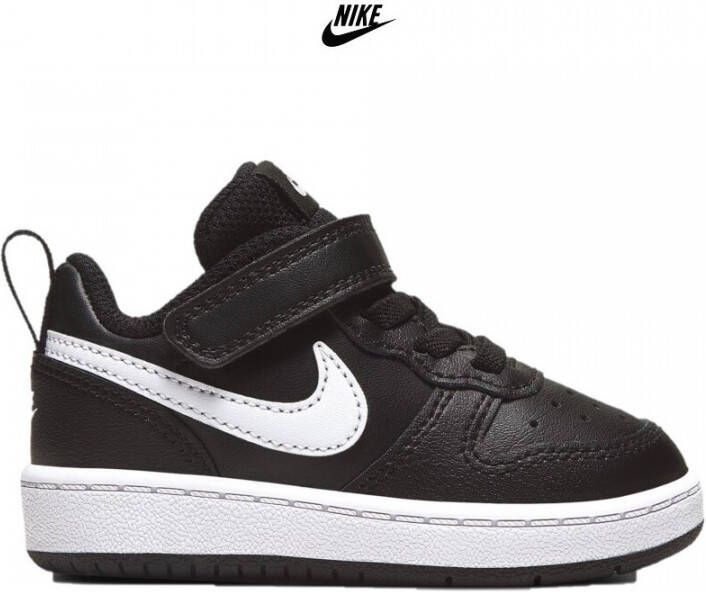 Nike Court Borough Low 2 Zwart Klittenband Sneakers - Foto 2
