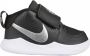 Nike Team Hustle D 9(Td ) Black Metallic Silver Wolf Grey White Sneakers toddler AQ4226 001 - Thumbnail 1