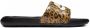 Nike Gedrukte Slide Pantoffels Chutney Wit Zwart Yellow Dames - Thumbnail 1