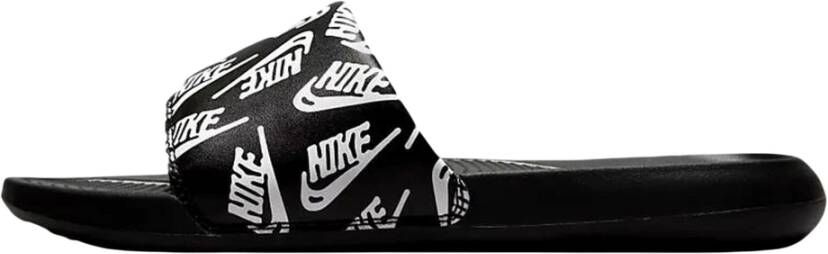Nike Sneldrogende Slipper met Bedrukt Logo Black Heren - Foto 1