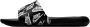 Nike Sneldrogende Slipper met Bedrukt Logo Black Heren - Thumbnail 1