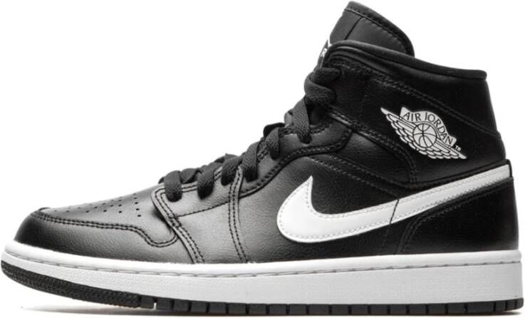 Jordan Wmns Air 1 Mid Basketball Schoenen black white black maat: 40.5 beschikbare maaten:40.5