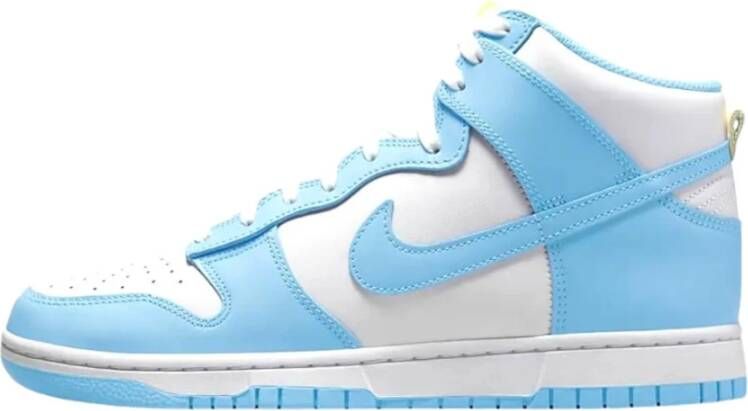 Nike Dunk Hi Retro Blue Chill Blue Chill-White-Amarillo