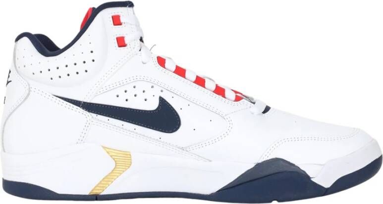 Nike Air Flight Lite Mid White Midnight Navy University Red Schoenmaat 38 1 2 Sneakers DJ2518 102 - Foto 5
