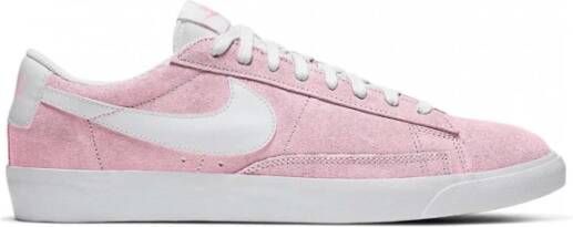 Nike Leren Low-Top Sneakers Roze Heren