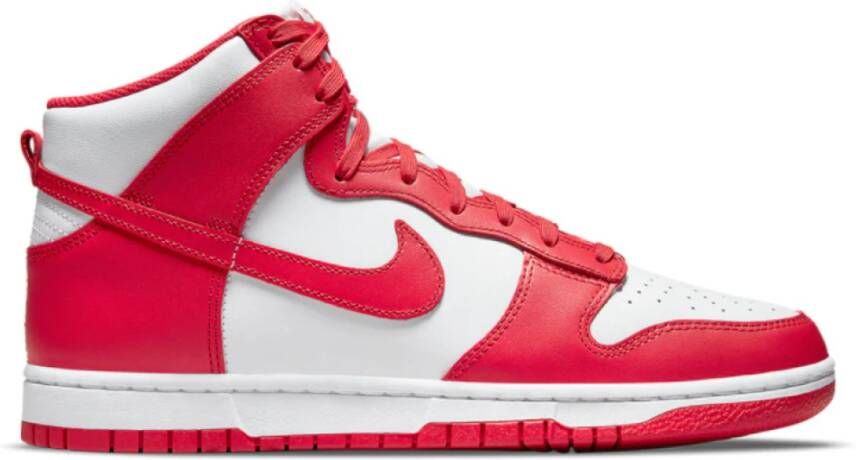 Nike Dunk High (gs) Basketball Schoenen white university red maat: 36.5 beschikbare maaten:36.5 - Foto 2