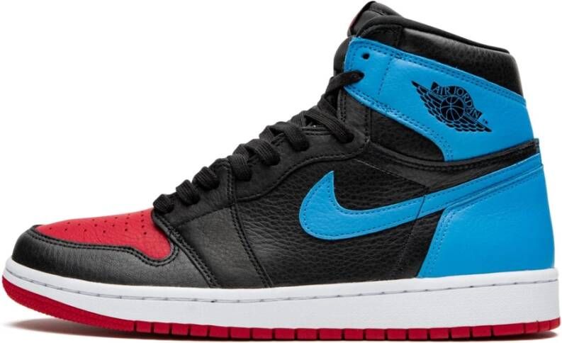 Jordan Retro High UNC naar Chi Leren Sneakers (W) Zwart - Foto 2