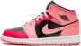 Jordan Klassieke Coral Chalk Sneakers Pink Dames - Thumbnail 10