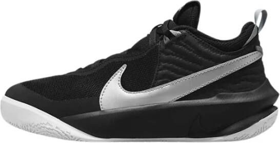 Nike Team Hustle D 10 (Ps) Black Metallic Silver-Volt-White Basketballschoes pre school CW6736-004 - Foto 3