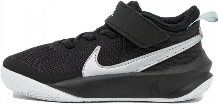 Nike Team Hustle D 10 (Gs) Black Metallic Silver-Volt-White Basketballshoes grade school CW6735-004 - Foto 9