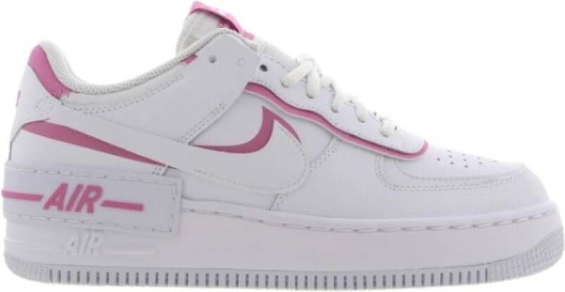 Nike Air Force 1 Shadow Dames Schoenen White Leer Synthetisch