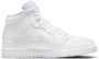 Jordan Air 1 Mid Basketball Schoenen white white white maat: 47.5 beschikbare maaten:41 42.5 43 44.5 45 46 47.5 45.5 - Thumbnail 2