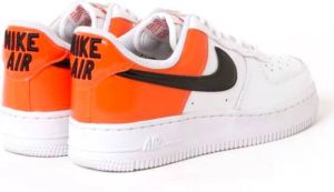 Nike W Air Force 1 '07 Ess White Black-Orange Flash-Amarillo