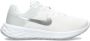 Nike Revolution 6 Next Nature Hardloopschoenen Sportschoenen Vrouwen Wit Zilver - Thumbnail 4