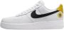 Nike Air Force 1 '07 Lv8 White Black Dark Sulfur Opti Yellow Schoenmaat 39 Sneakers DM0118 100 - Thumbnail 1