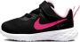 Nike revolution 6 hardloopschoenen zwart roze kinderen - Thumbnail 2