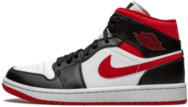 Jordan Nike Air 1 Mid (GS) White Gym Red-Black DJ4695 122 EUR - Foto 8