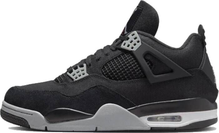 Nike Air Jordan 4 retro se zwart canvas Blauw Heren