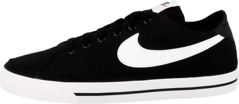 Nike Zwarte Court Legacy Canvas Sneakers Black Unisex - Foto 2