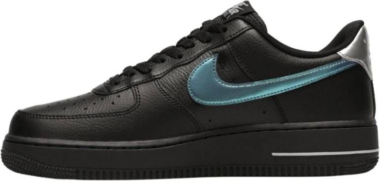 Nike Klassieke Zwart Blu Light Sneakers Zwart Heren