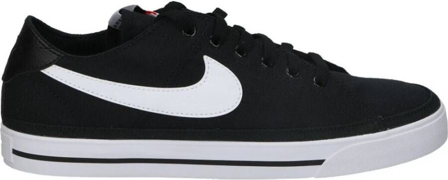 Nike Zwarte Court Legacy Canvas Sneakers Black Unisex