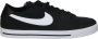 Nike Zwarte Court Legacy Canvas Sneakers Black Unisex - Thumbnail 3