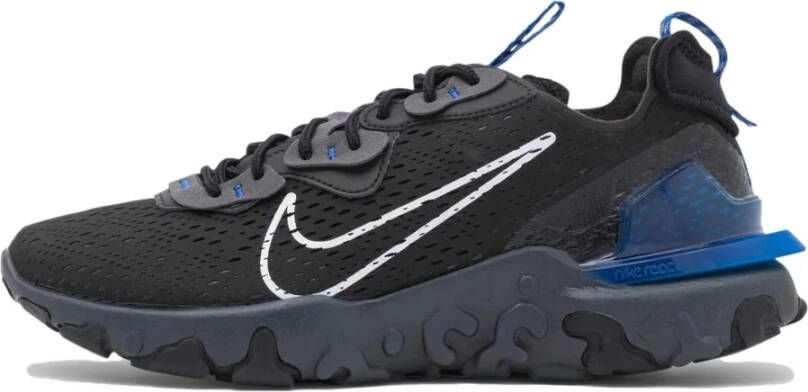 Nike Zwart Wit Lage Sneaker met React Schuim