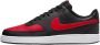 Nike court vision low sneakers zwart rood heren - Thumbnail 4