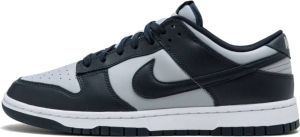 Nike Dunk Low basisschool Schoenen Grey Leer Synthetisch